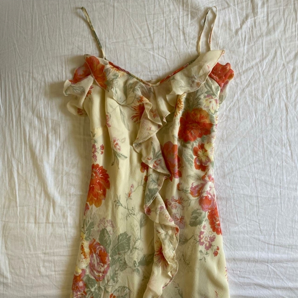 Floral Ruffle Dress - Picture 2 of 4